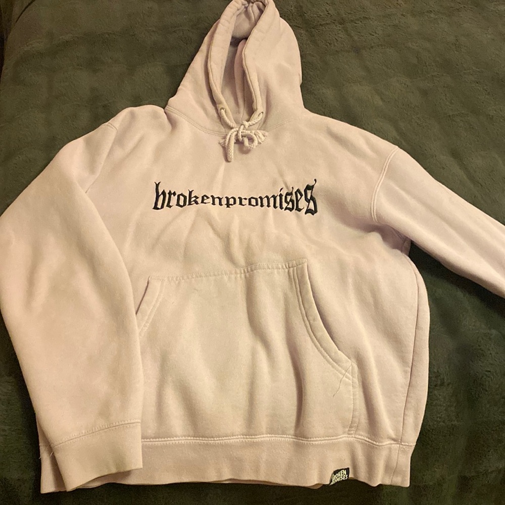 Brocken promises light purple hoodie